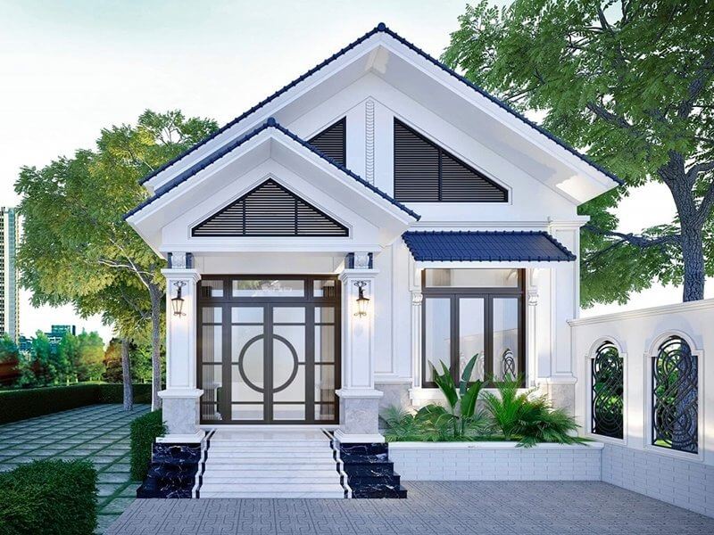 Các mẫu nhà nhỏ 35m2 mái Thái đẹp 3