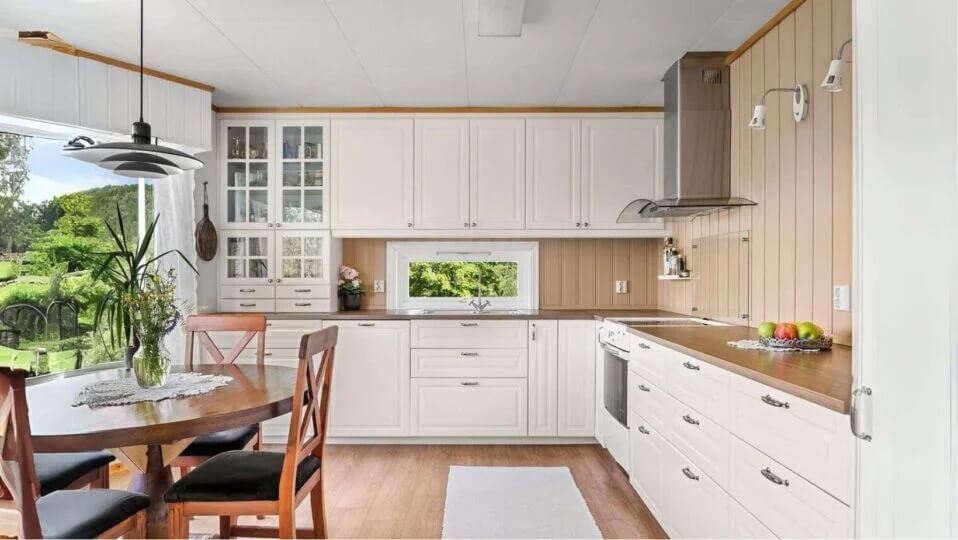 Chọn loại tủ bếp cho phù hợp với diện tích