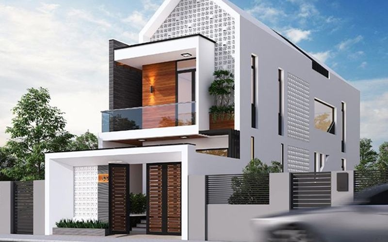 Mẫu nhà ống 2 tầng 5x16m 3 phòng ngủ 1