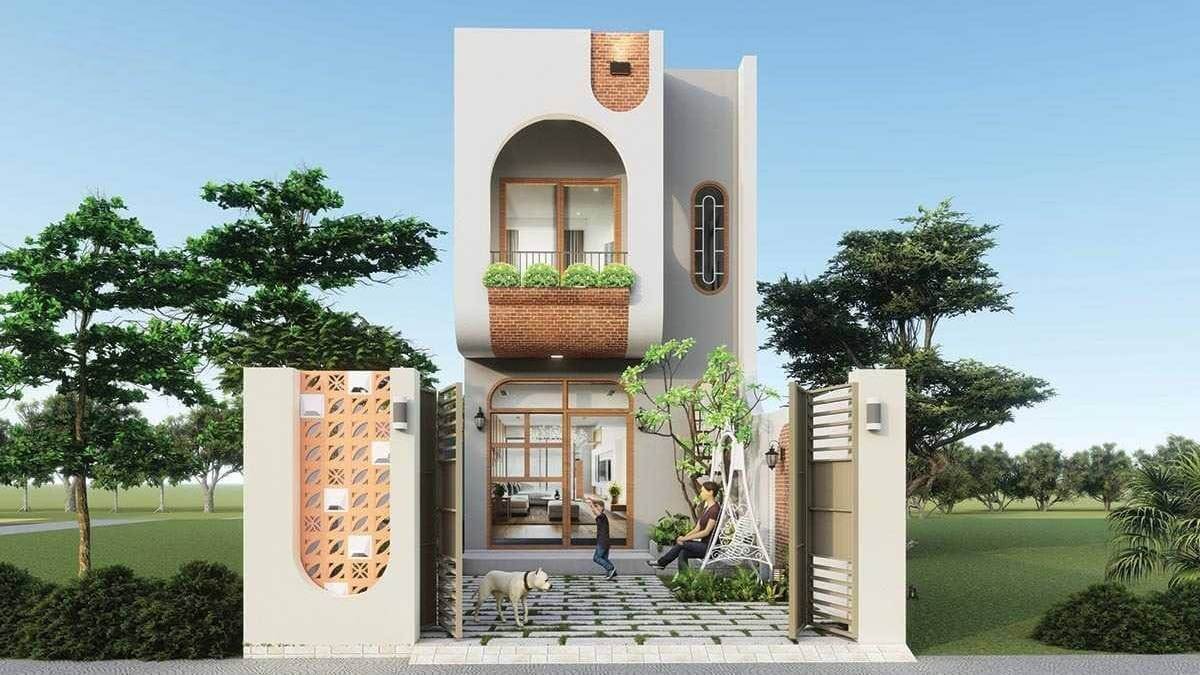 Mẫu nhà ống 2 tầng 5x16m 3 phòng ngủ 2
