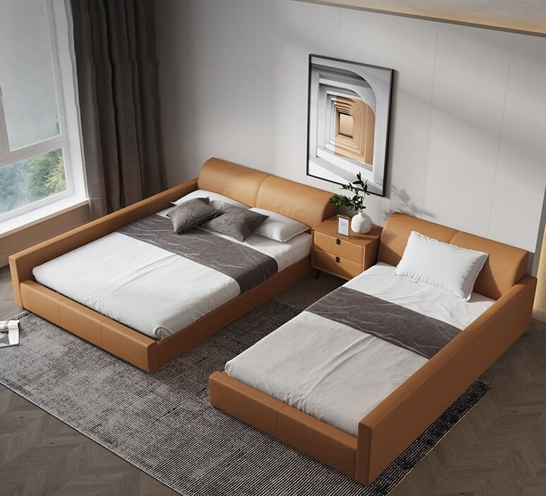 Mẫu phòng ngủ 2 giường cho ông bà 2