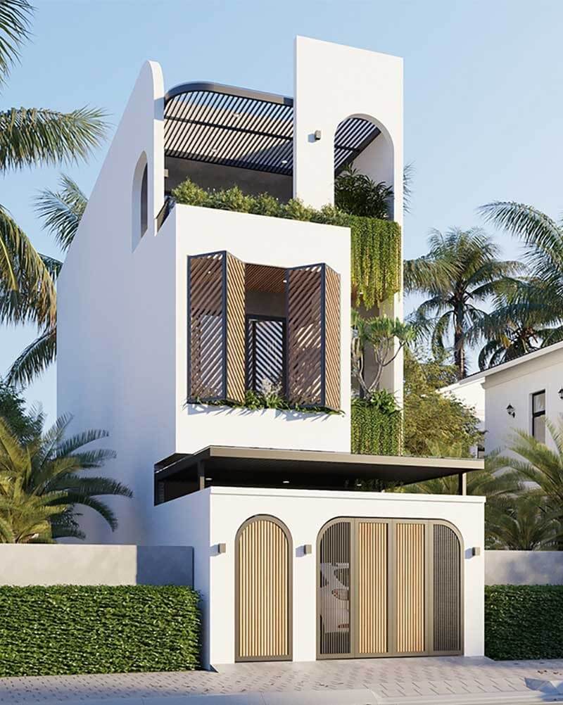 Mẫu thiết kế nhà 5x20m 2 tầng hiện đại và đẹp 2