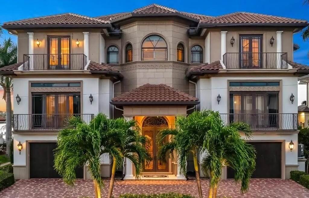 Mẫu thiết kế nhà mái Nhật 3 tầng địa trung hải 2