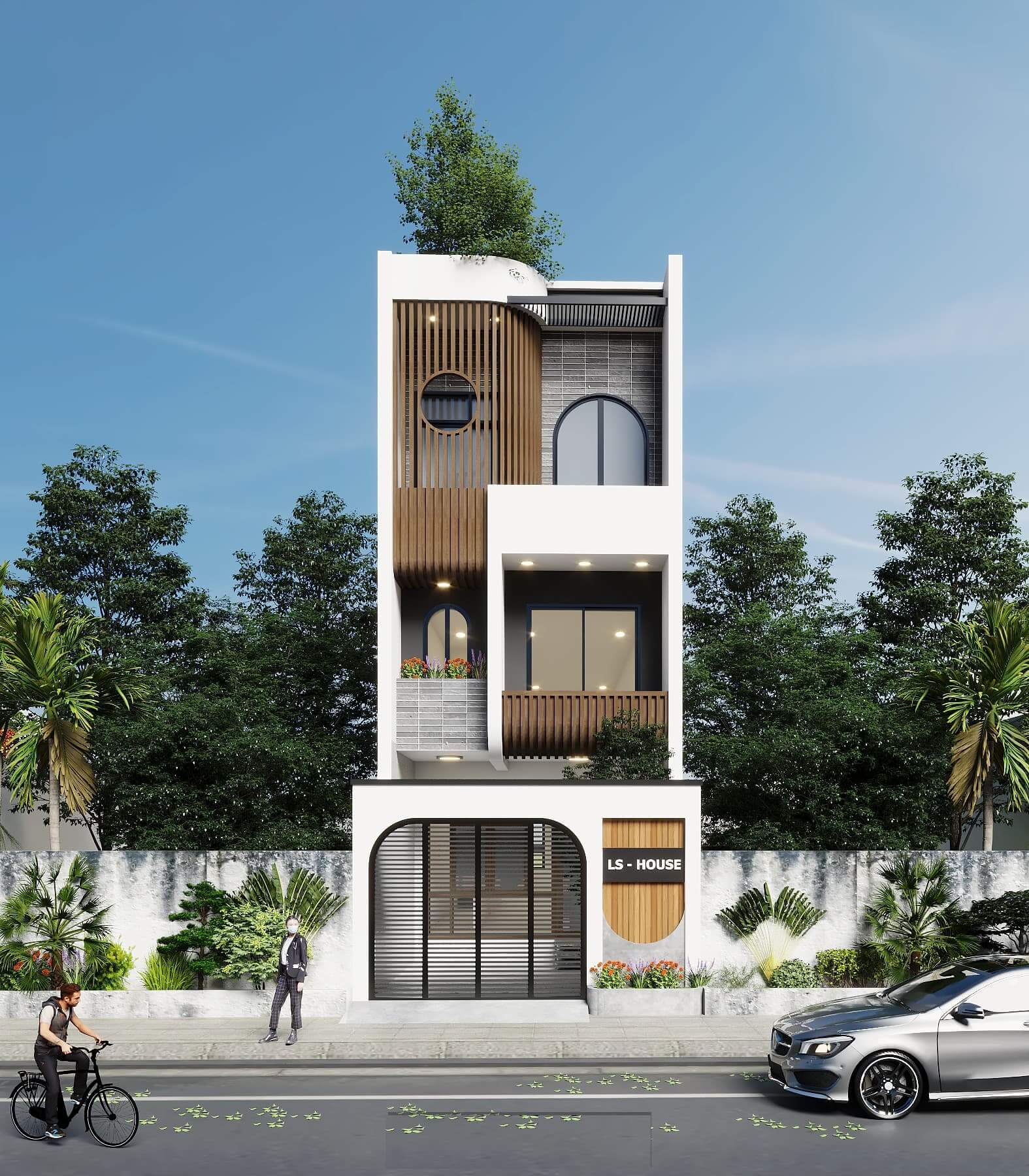 Mẫu thiết kế nhà phố 4x16m hiện đại, đáp ứng đầy đủ