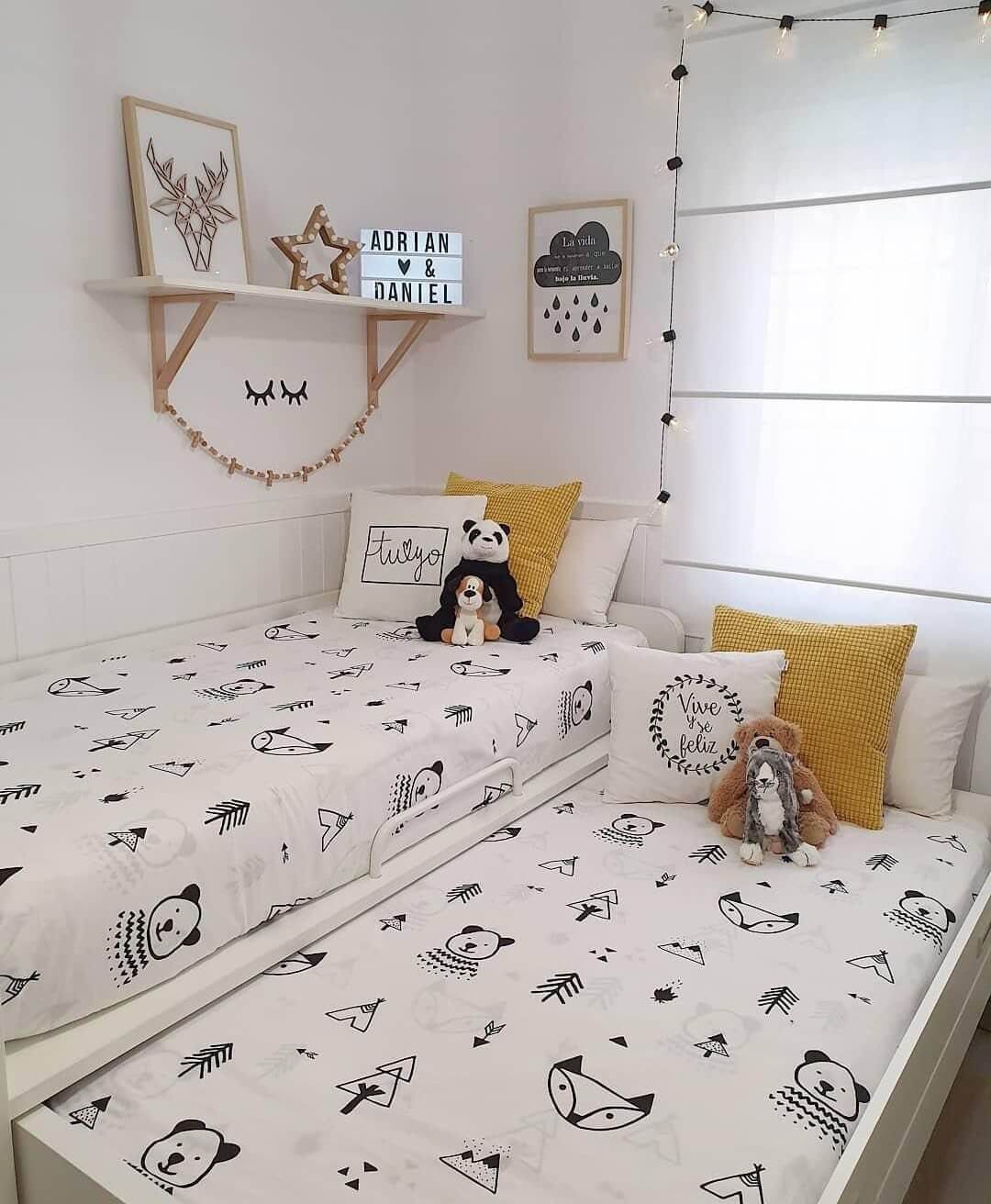 Mẫu thiết kế phòng ngủ 2 giường cho bé 5