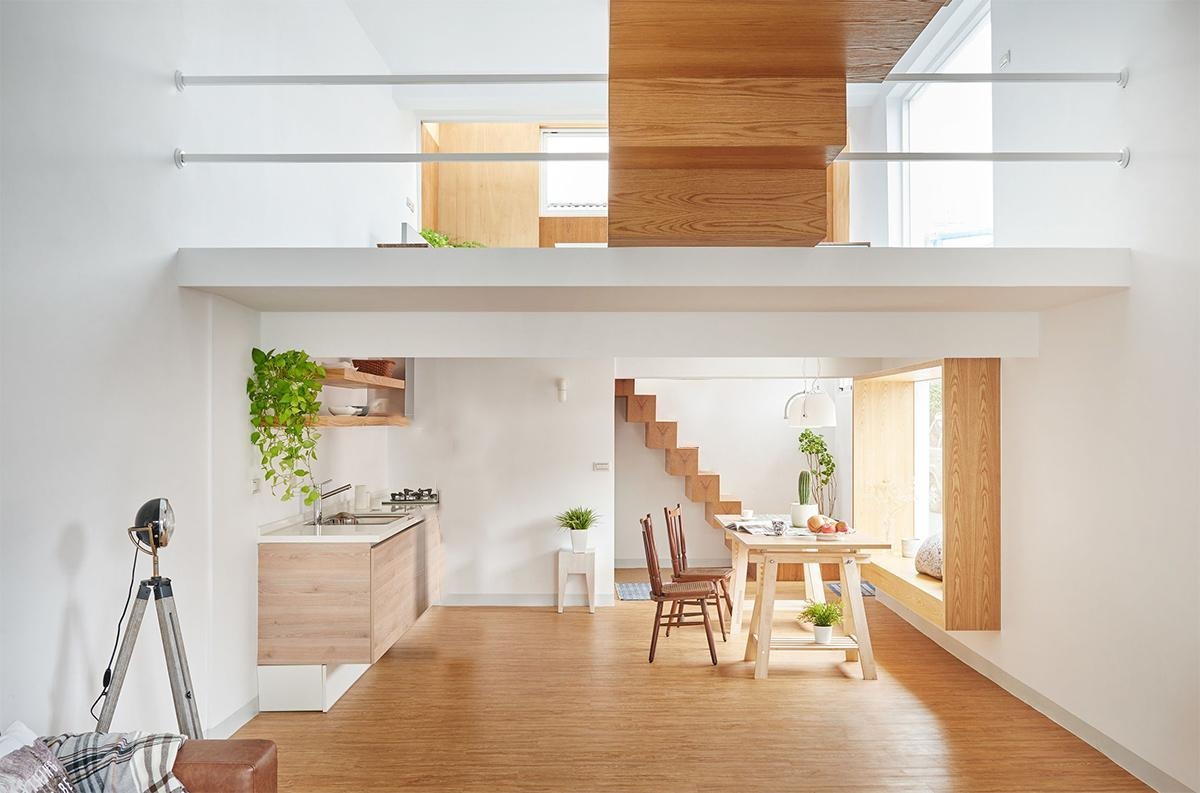 Mẹo thiết kế mở rộng không gian cho nhà 35m2