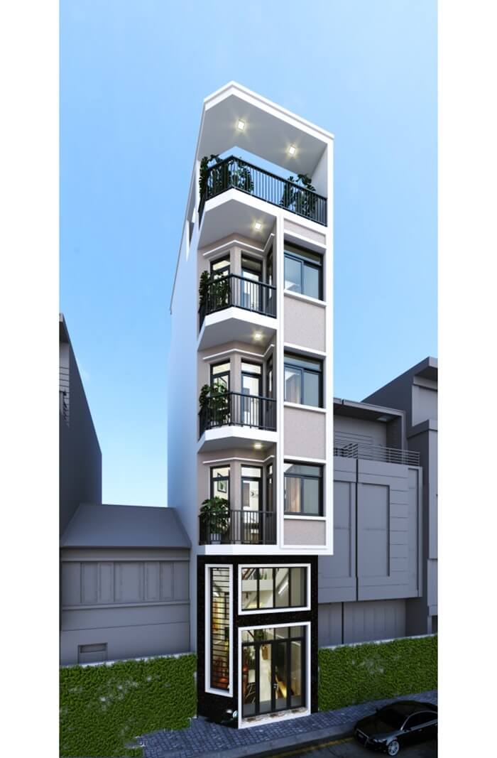 Nhà 4x10m với 7 phòng ngủ 1