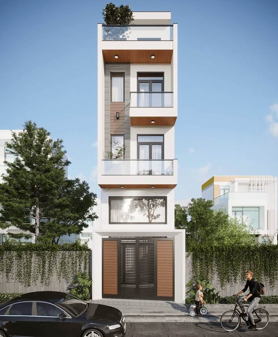 Nhà 4x10m với 7 phòng ngủ 10
