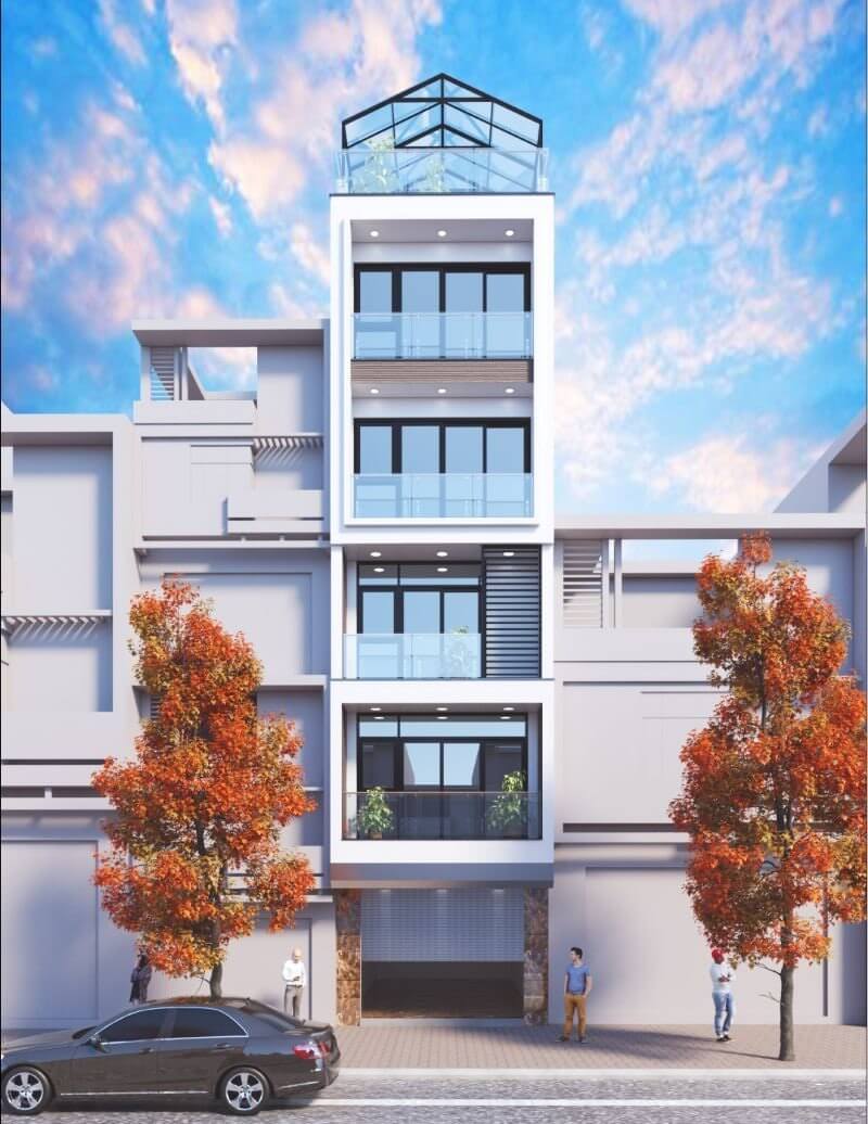 Nhà 4x10m với 7 phòng ngủ 3