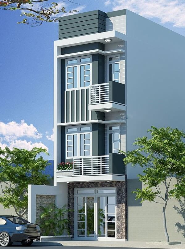 Nhà 4x10m với 7 phòng ngủ 4
