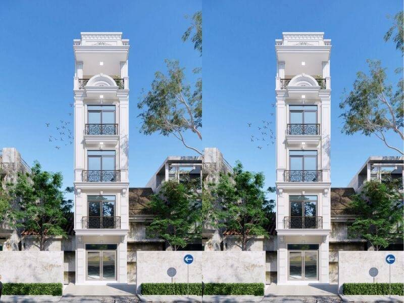 Nhà 4x10m với 7 phòng ngủ 6