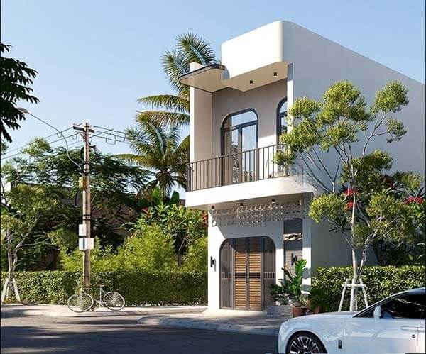 Nhà nhỏ 4x10 2 tầng đơn giản, tinh tế 2