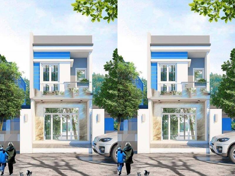 Nhà nhỏ 4x10 2 tầng đơn giản, tinh tế 4
