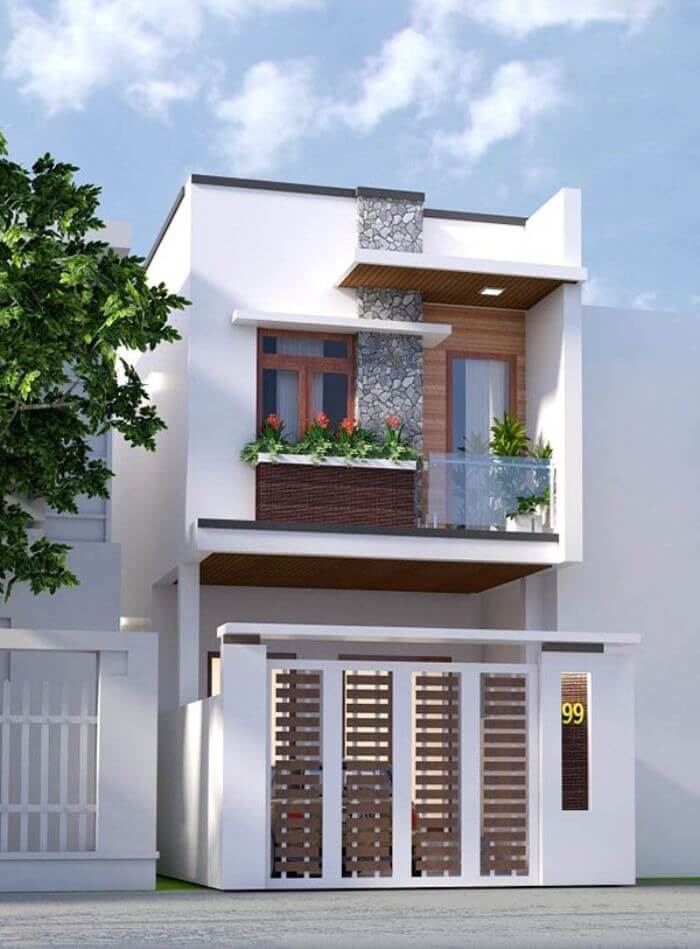 Nhà nhỏ 4x10 2 tầng đơn giản, tinh tế 6