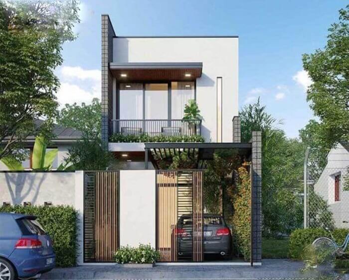 Nhà nhỏ 4x10 2 tầng đơn giản, tinh tế