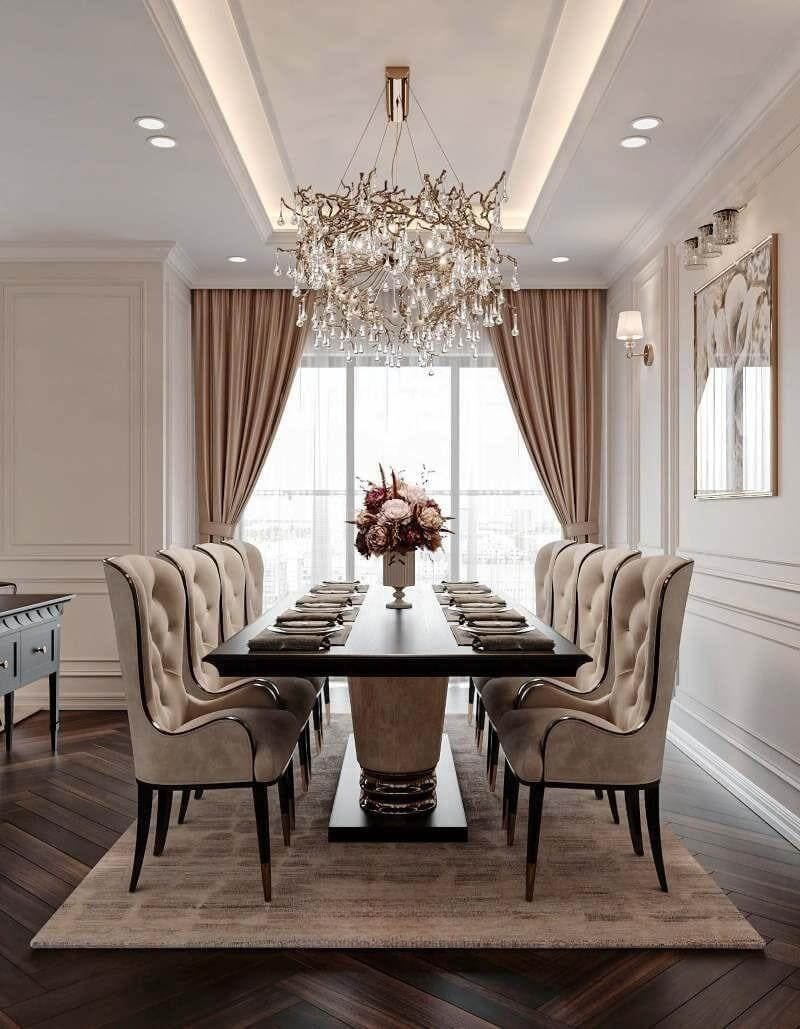 Phong cách cổ điển cho nội thất chung cư 77m2 2