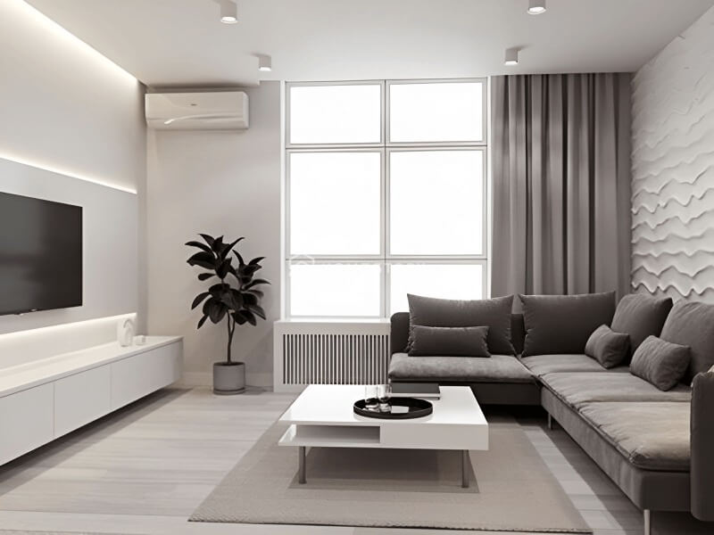 Phong cách tối giản Minimalism trong căn hộ 77m2