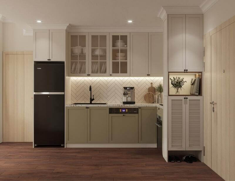 Thiết kế bếp chung cư nhỏ 3