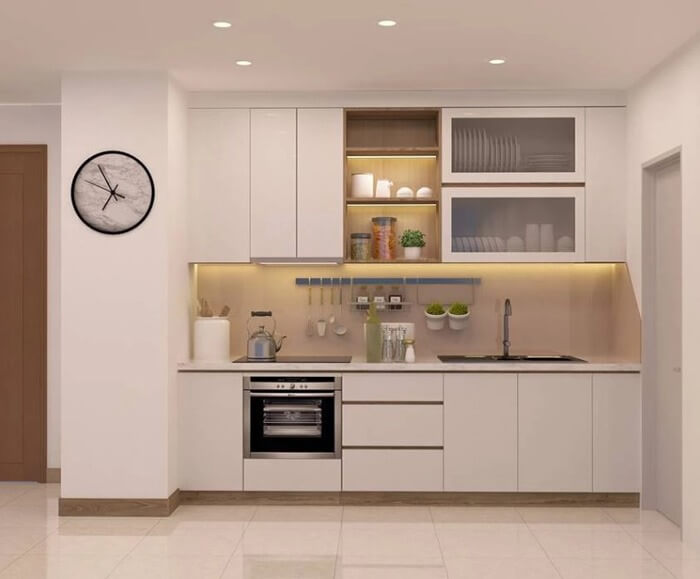 Thiết kế bếp chung cư nhỏ