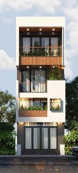 Thiết kế nhà nhỏ 4x10m 3 tầng tinh giản quý phái 3