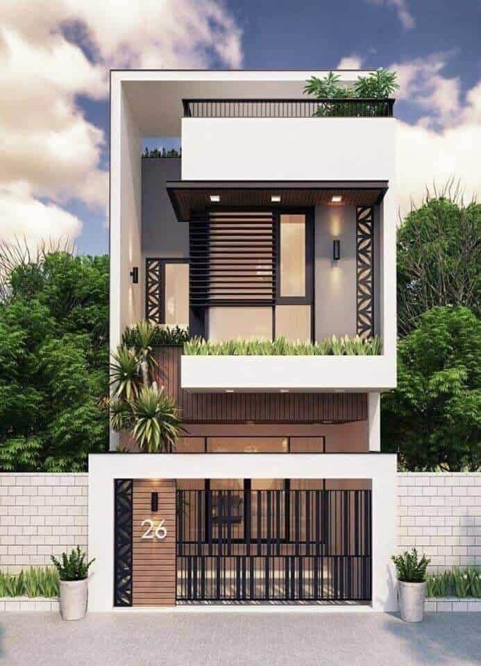 Thiết kế nhà rộng 6m dài 9m 2 tầng 2