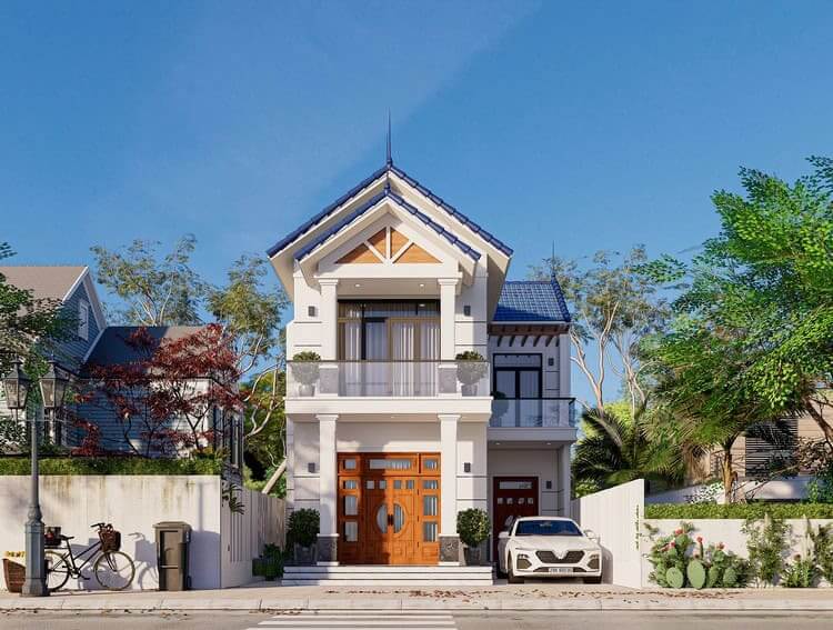 Thiết kế nhà rộng 7m dài 9m kết hợp không gian xanh 3