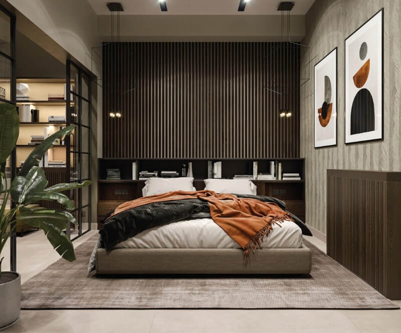 Thiết kế nội thất căn hộ 65m2 với 1 phòng ngủ