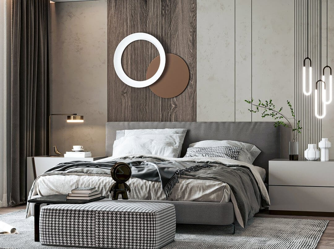 Thiết kế phòng ngủ trong căn hộ 105m2 3