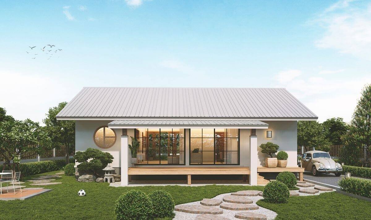 Ưu điểm của mẫu thiết kế nhà ngang 8m 1 tầng là gì?