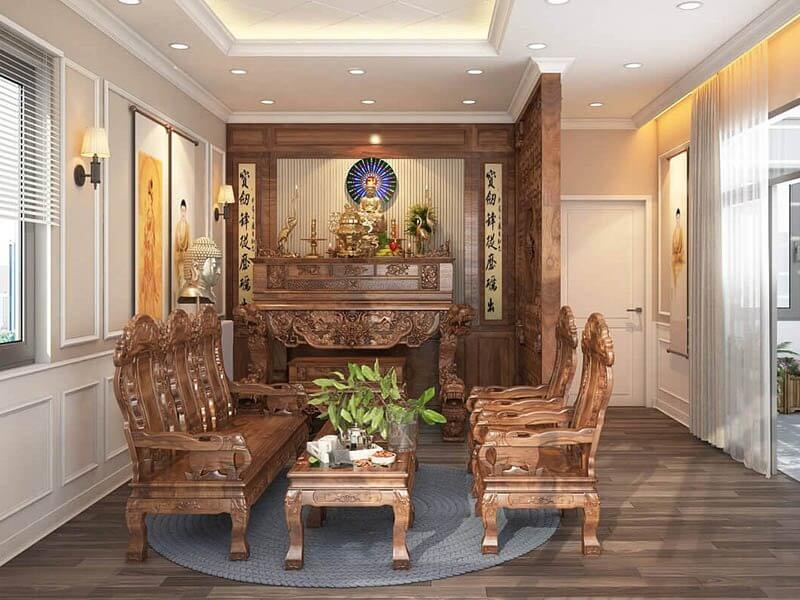 Vị trí phòng thờ trong nhà cấp 4 giúp gia chủ đón tài lộc