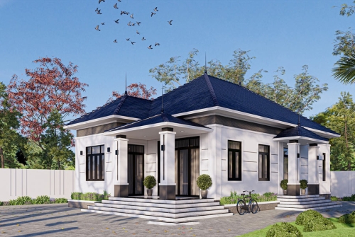 Nhà cấp 4 đẹp 4 phòng ngủ: Top 50+ mẫu hiện đại sang trọng