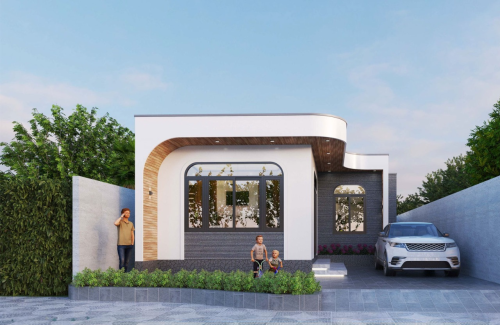 Nhà cấp 4 5x15 2 phòng ngủ: Top 40+ thiết kế hiện đại 2025