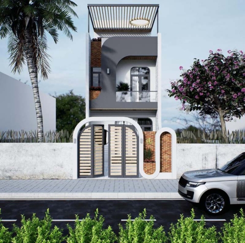 Xây nhà 1 trệt 1 lầu 400 triệu: Top 40 mẫu tiết kiệm chi phí