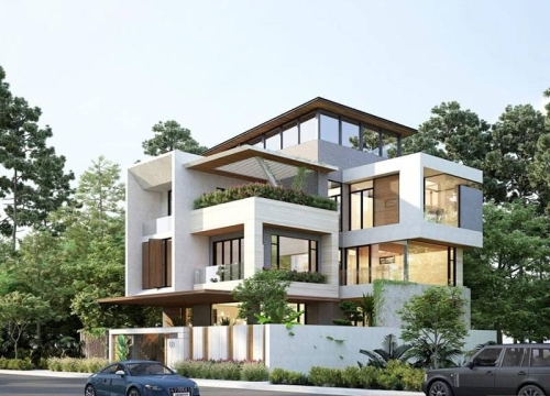 Khám Phá Top Mẫu Nhà 3 Tầng Chữ L Hiện Đại Kèm Bản Vẽ Chi Tiết