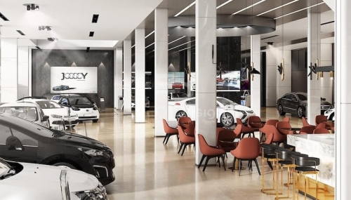 Những Mẫu Showroom Ô Tô Hiện Đại và Đẳng Cấp Cho Năm 2025