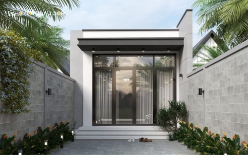 Những Mẫu Thiết Kế Nhà Ống 1 Tầng 5x25m Tuyệt Đẹp