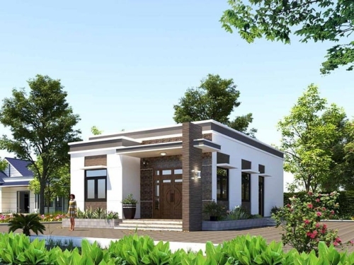 Xây nhà 1 tầng 100m2 hết bao nhiêu tiền? Trọn gói chi tiết