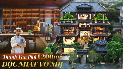Choáng Ngợp trước BIỆT PHỦ 1200m2 đậm chất Á ĐÔNG với nhiều Thú Chơi Độc Đáo của Gia chủ | NHATO