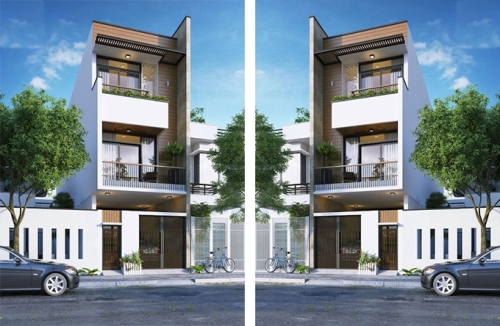 Mẫu nhà ống 2 tầng lệch đẹp: Top 27+ xu hướng 2025