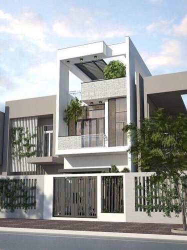 65+ Mẫu thiết kế nhà 2 tầng 3 phòng ngủ 80m2 hiện đại, đơn gỉan