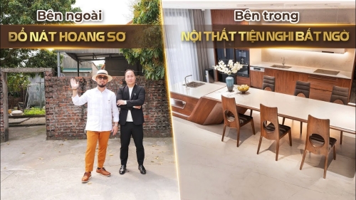 Biệt Thự Triệu Đô 400m2 ĐẦY BÍ ẨN với toàn bộ Nội Thất Gỗ Sang Trọng | NHATO x Rcong